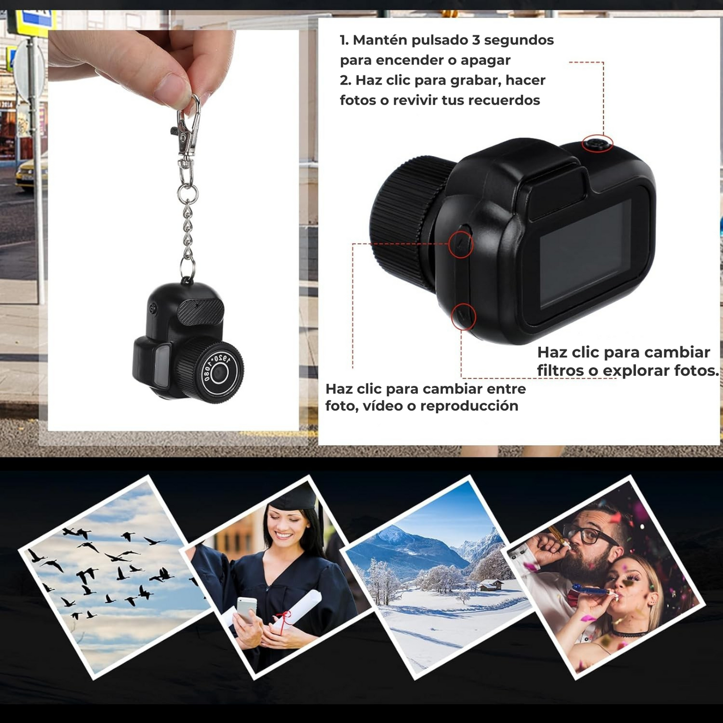KeyCam™ – No captura imágenes. Captura lo que sentiste